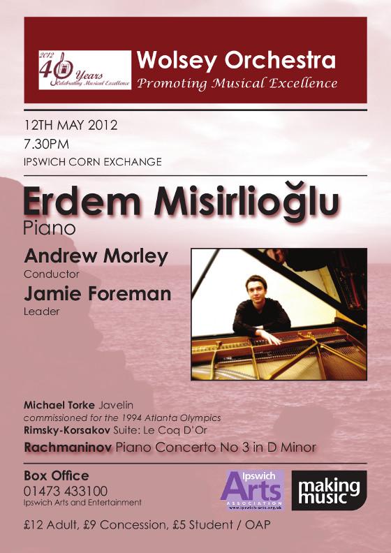 Poster for Saturday 12 May 2012
