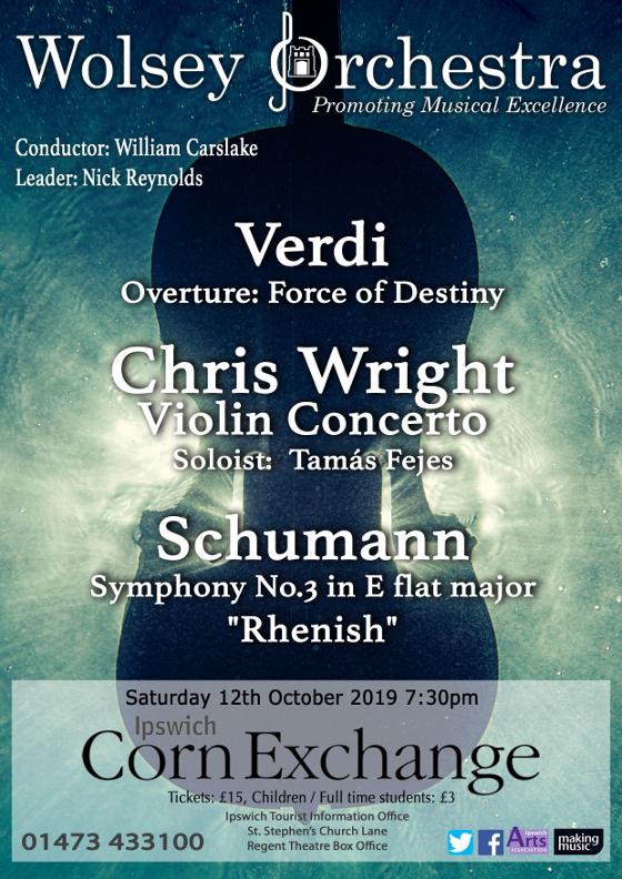 Poster for Saturday 12 Oct 2019